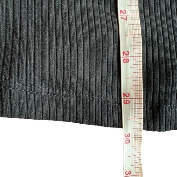 PINK VICTORIA’S SECRET BLACK RIBBED ACTIVE SKORT DRESS WITH POCKETS *NWT *NEW - Picture 13 of 16